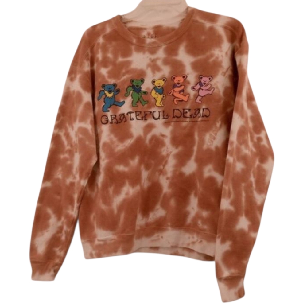 Life Clothing Co. Sweatshirt Women's M Grateful Dead Band Graphic Tie Dye